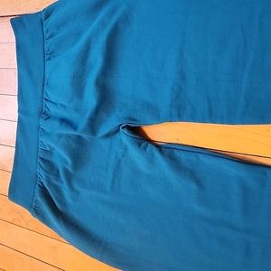 Homma women's plus size 3xl/4xl super soft leggings off color blue